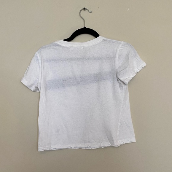 Cropped White tee - Picture 2 of 2